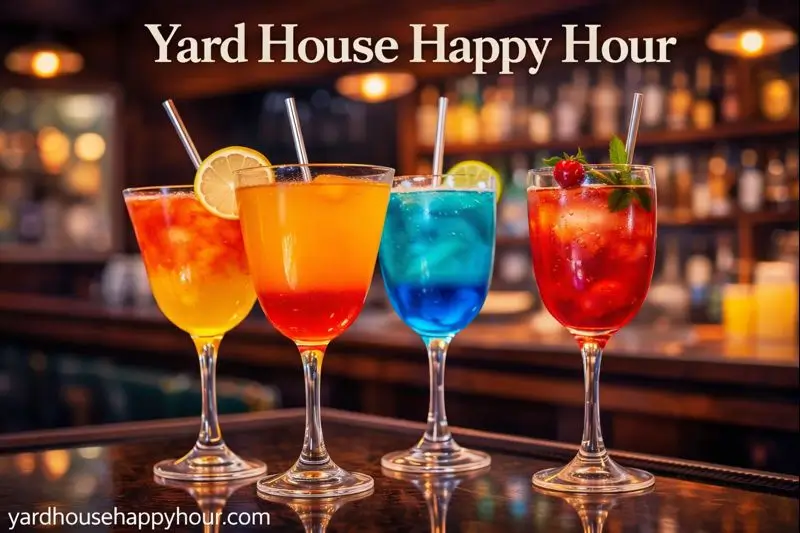 Half Price Drinks at Yard House Happy Hour