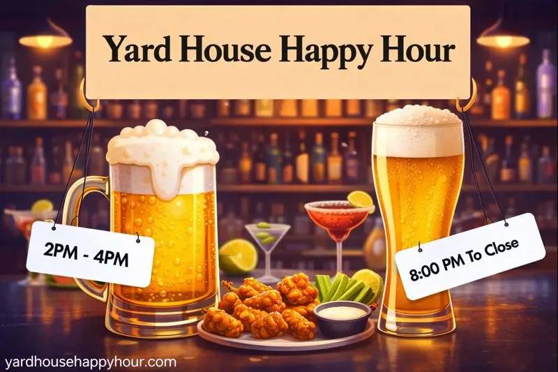 Yard House Happy Hour Schedule